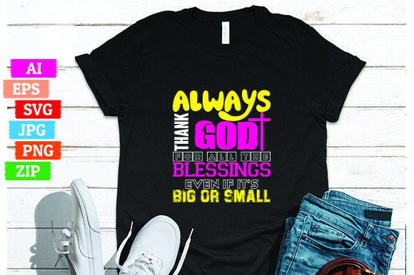 Always Thank God for All the Blessings E Graphics Freebies