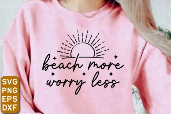 Beach More Worry Less: Graphics & Freebies Review