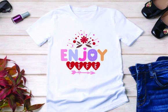 Enjoy Life Motivational T-Shirt Graphics Review