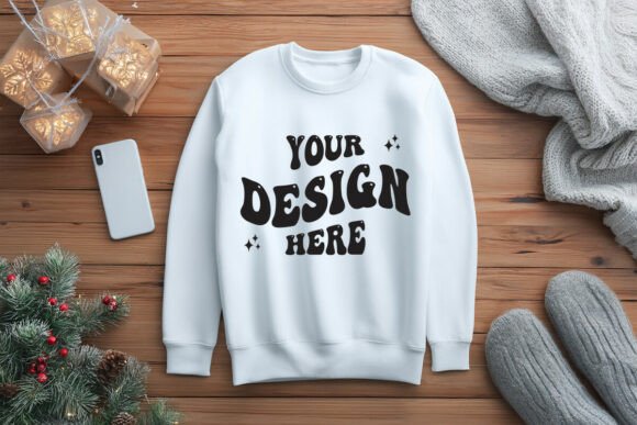 Gildan 18000 Sweatshirt Free Mockup Graphics