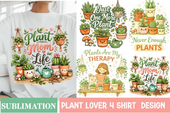 Plant Lover Sublimation Design: Graphics & Freebies