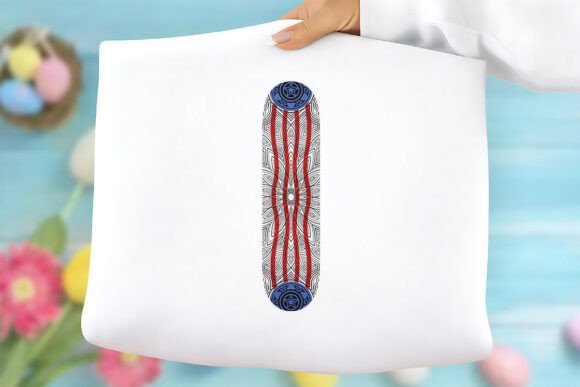Review: Mandala Skateboard Free PNG for Embroidery