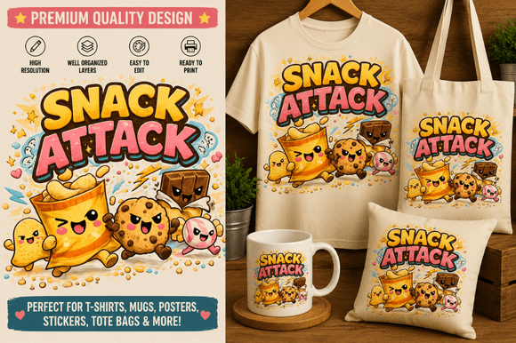 Snack Attack Graphics: Freebies Review