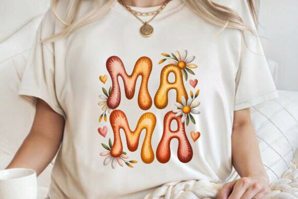Watercolor Floral Mama PNG: Freebies & Graphics